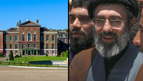 ארמון משפחת המלוכה הסמוך לבניין ובו הדירות של חמינאי