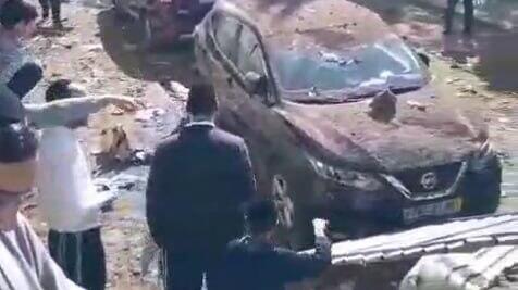 זירת נפילת שבר במרכז