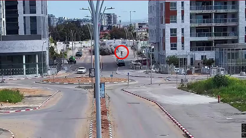 רגעי הפגיעה הישירה באור יהודה