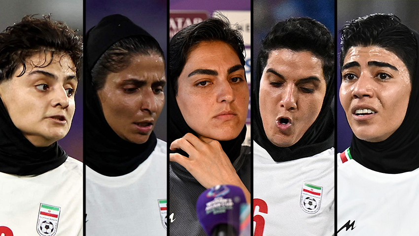 קולאז' כדורגלניות נבחרת איראן