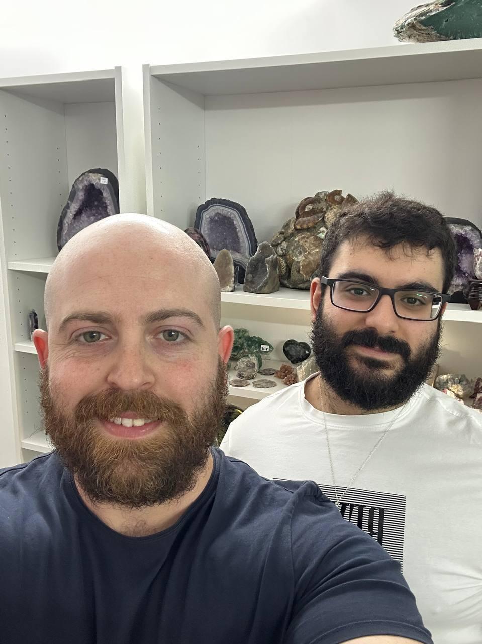 Haim and People & Collectors podcast host Bar Gindy 