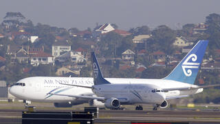 מטוסים של אייר ניו זילנד בשדה התעופה בסידני