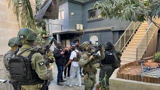 מסתערבי מג״ב בפעילות מבצעית בלוד