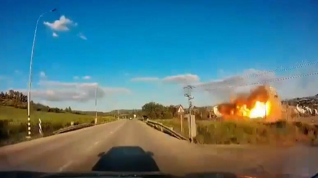 הפגיעה אתמול בחוות הלווינים בעמק האלה