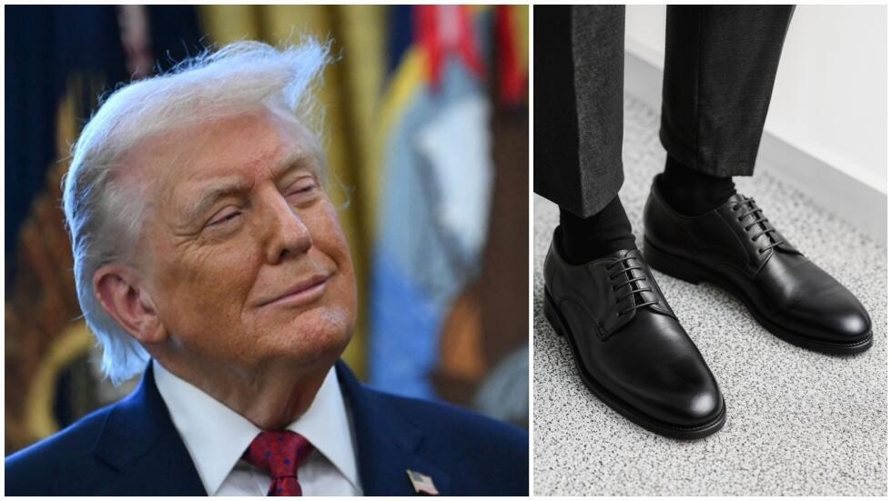 Дональд Трамп и его любимые черные оксфорды 
