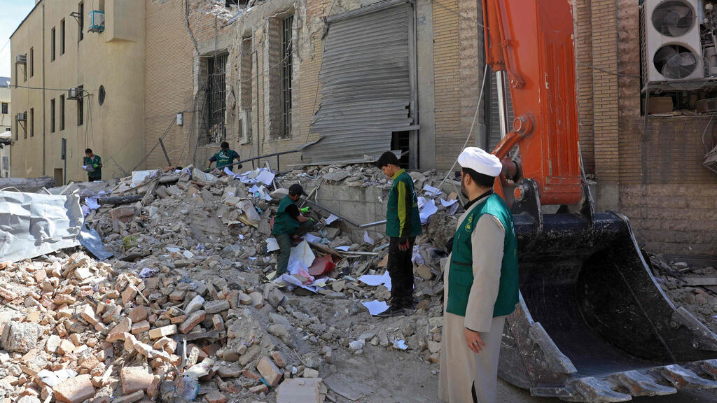 הריסות ב טהרן איראן מבצע שאגת הארי