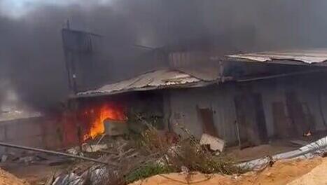 נפילת טיל ששוגר מאיראן בכפר ברא