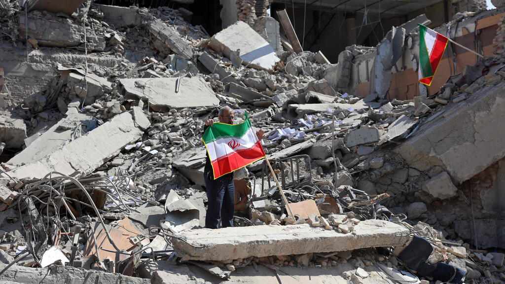 הריסות ב טהרן איראן מבצע שאגת הארי