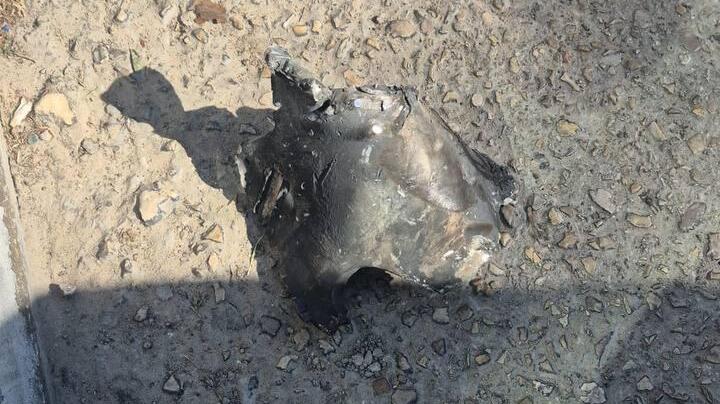 שבר יירוט שנפל בשרון