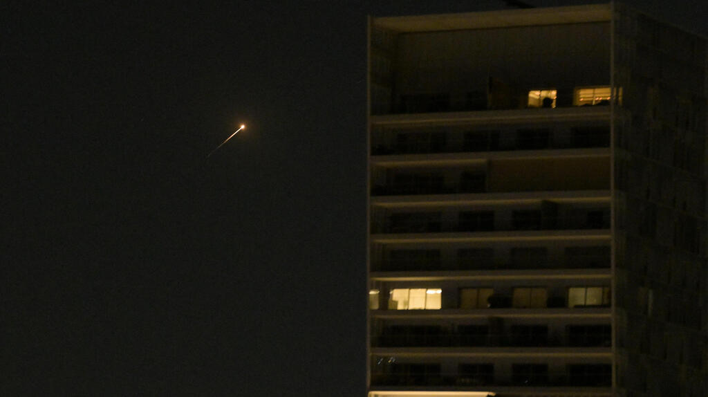 יירוט טיל איראני בשמי תל אביב