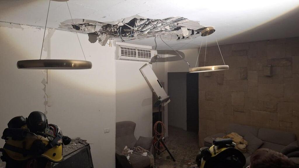 פגיעה ישירה בבענה ממטח ששוגר מאיראן ולבנון