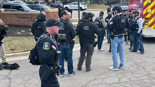 כוחות ביטחון בבית הכנסת "מקדש ישראל"