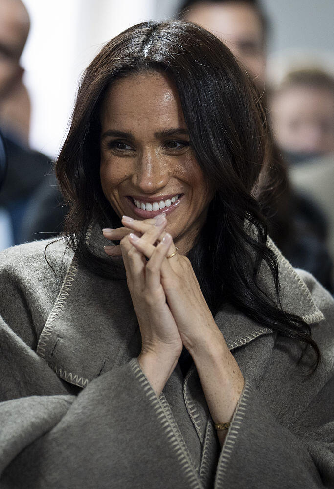 ההתרגשות בשיאה (צילום: Aaron Chown/PA Images via Getty Images) מייגן מרקל