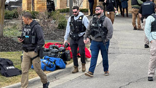 כוחות ביטחון בבית הכנסת "מקדש ישראל"