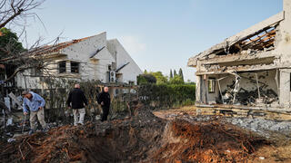 זירת הפגיעה בעמק חפר