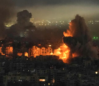 תקיפות ברובע הדאחייה בביירות, לבנון