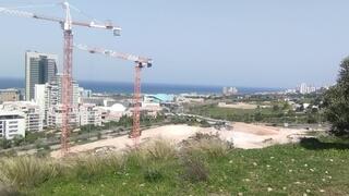 השטח המיועד לשכונה בחיפה