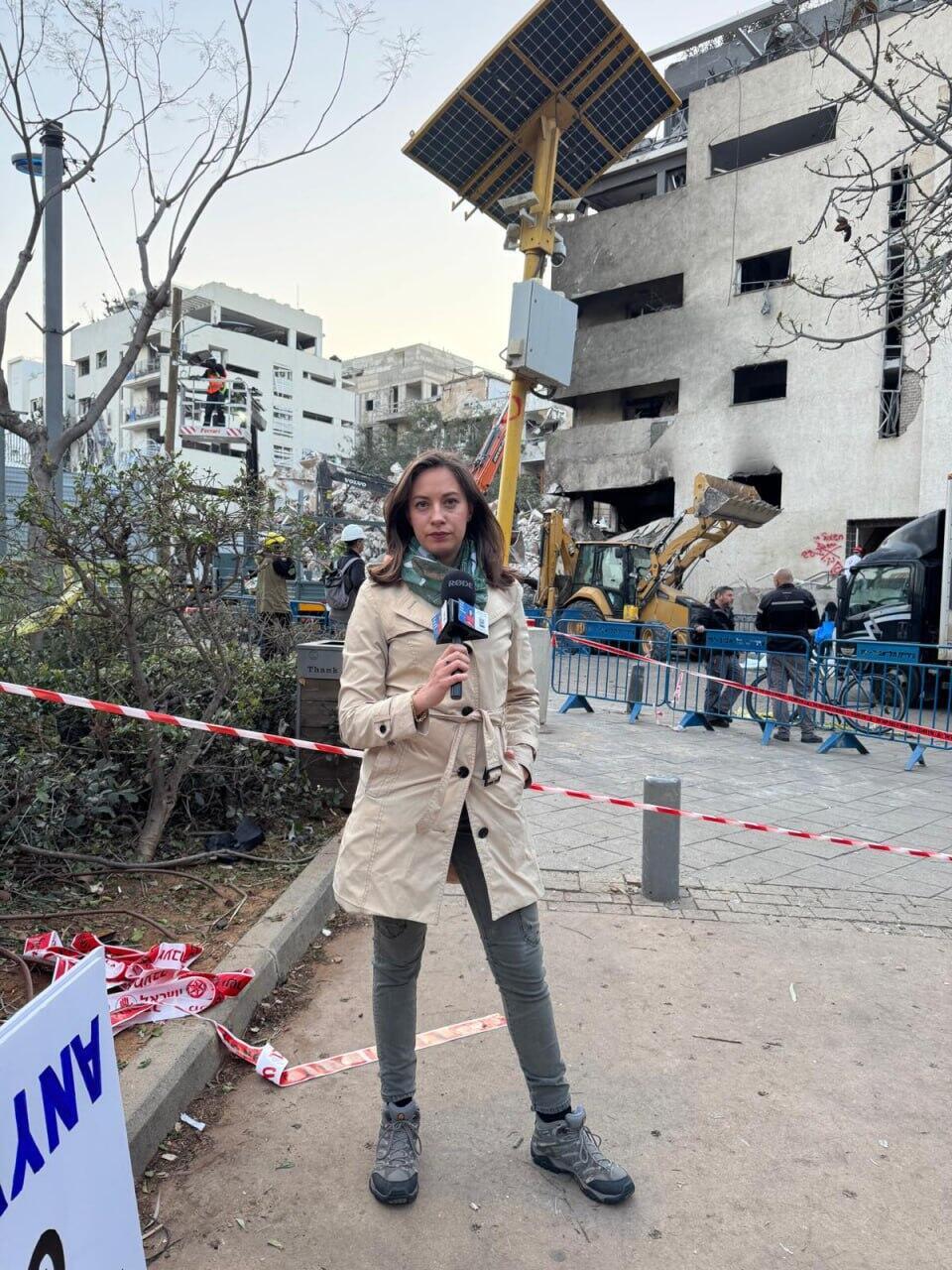 Shanna Fuld continuing to report during wartimes 