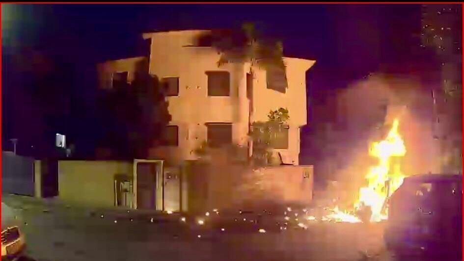 שריפה באיזור המרכז