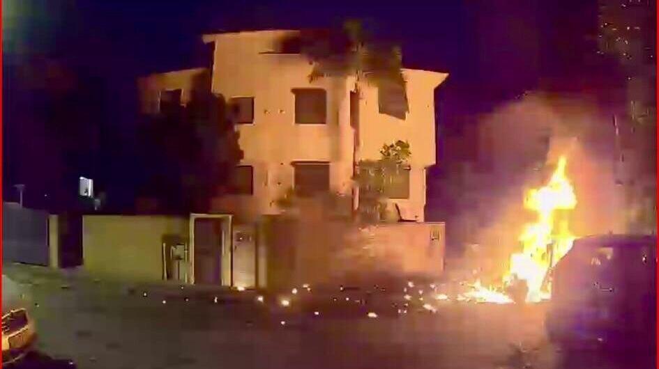 שריפה שפרצה בראשון לציון