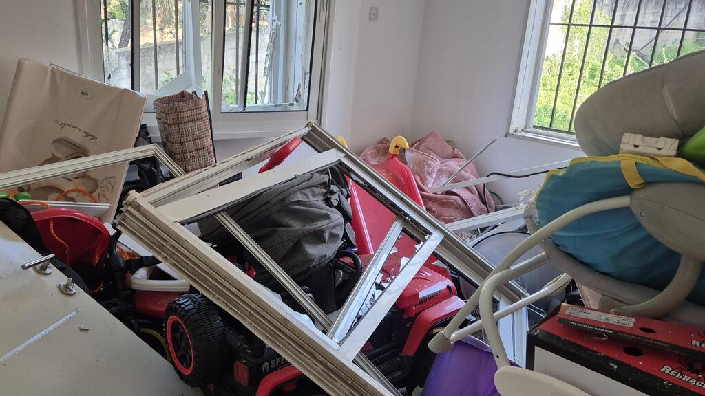 פגיעה באחד הבתים בזרזיר