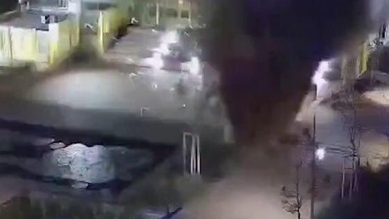 רגע הפגיעה בבית ספר בראשון לציון