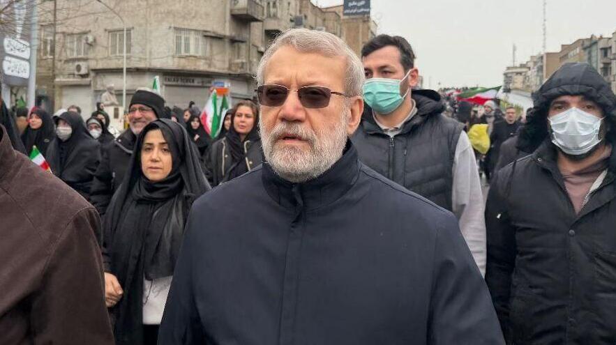  מזכיר המועצה העליונה לביטחון לאומי, לאריג'אני, בצדעה בטהרן