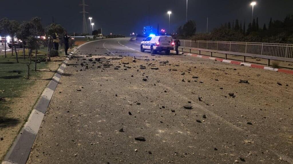 פגיעה בכביש בשפלה