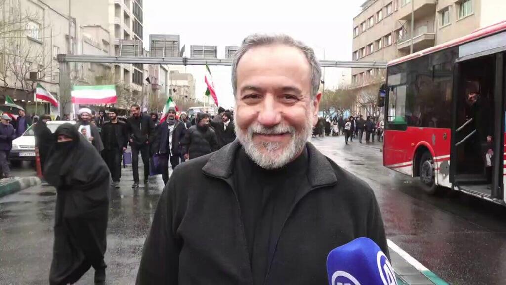 שר החוץ של איראן עבאס עראקצ'י בחגיגות יום ירושלים באיראן