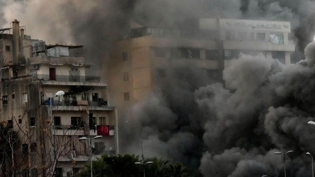 תקיפה ישראלית במרכז ביירות