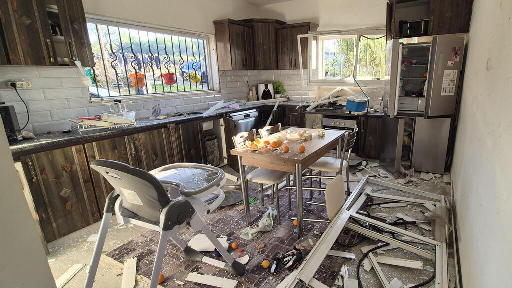 פגיעה באחד הבתים בזרזיר