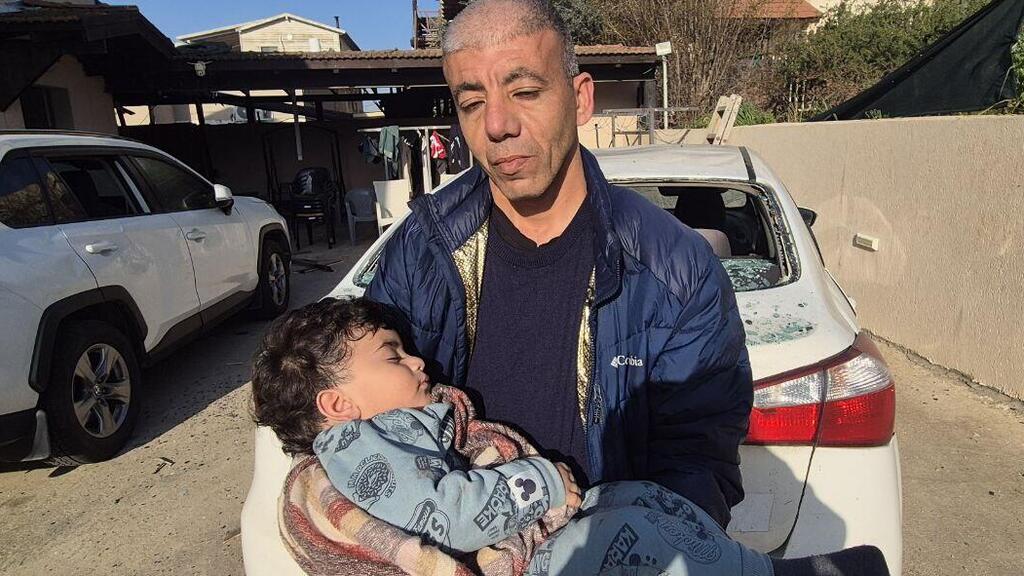 חמזה גריפאת שביתו נפגע מטיל איראני