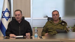  שר הביטחון בהערכת מצב בבור