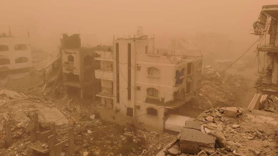 סופת חול בעזה