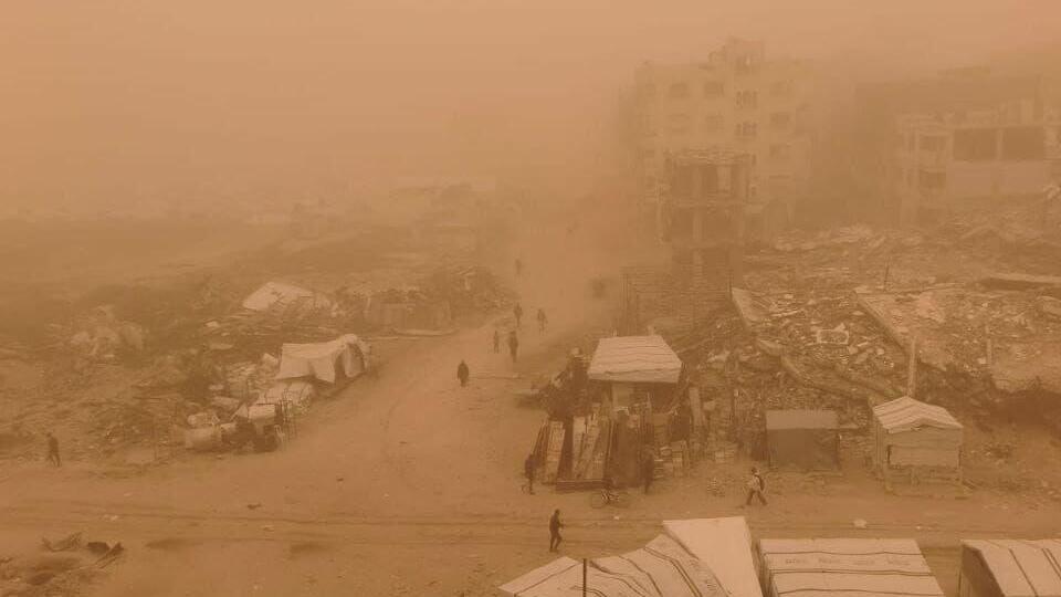 סופת חול בעזה