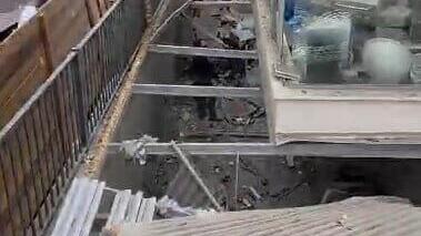 נזק באחת הזירות באילת