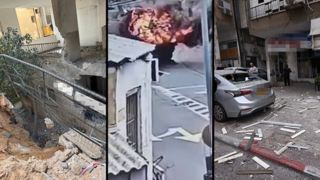 פגיעה ישירה בבני ברק, תל אביב, ורמת גן