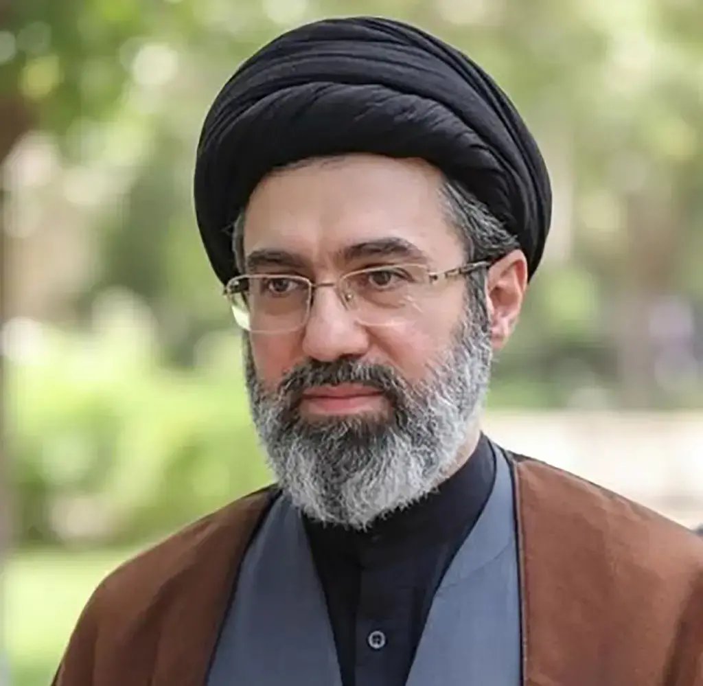 Profile picture of Iran's Supreme Leader Mojtaba Khamenei on X, enhanced by AI תמונת הפרופיל של המנהיג העליון החדש של איראן מוג'תבא חמינאי ברשת X – שנערכה בעזרת AI
