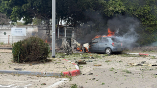 נפילת רסיס בתל אביב