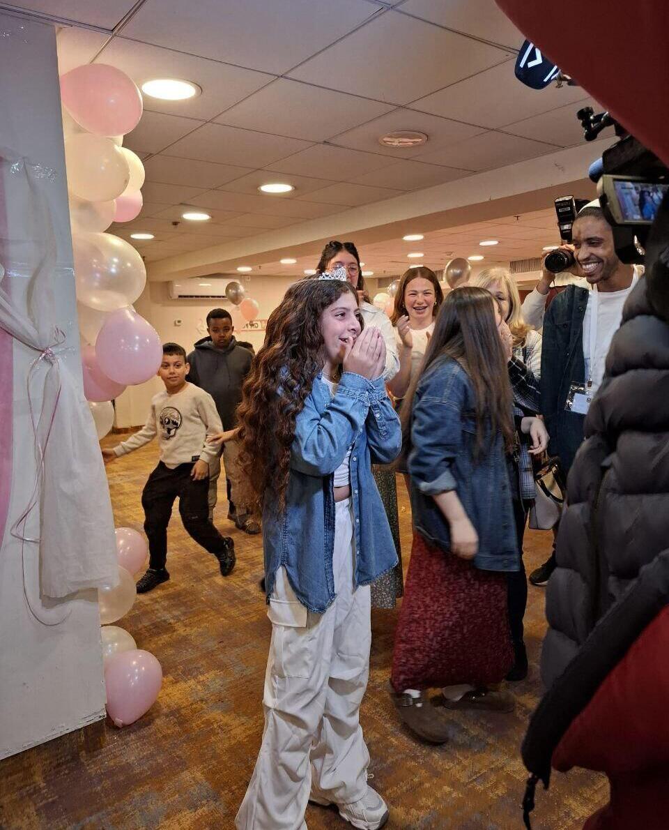 Liraz is surprised by the alternative bat mitzvah event organized for her 