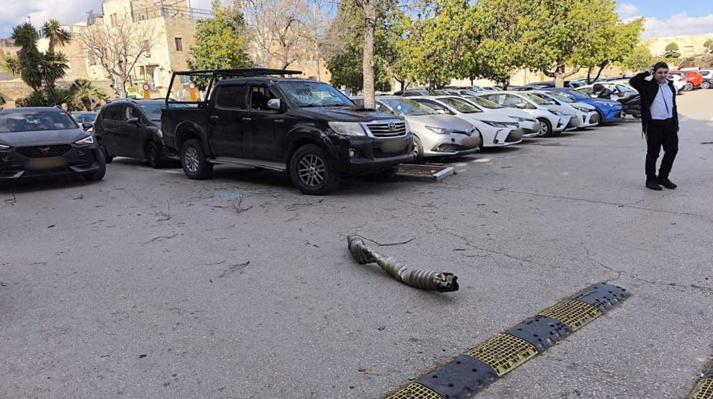 נפילת רסיס בירושלים