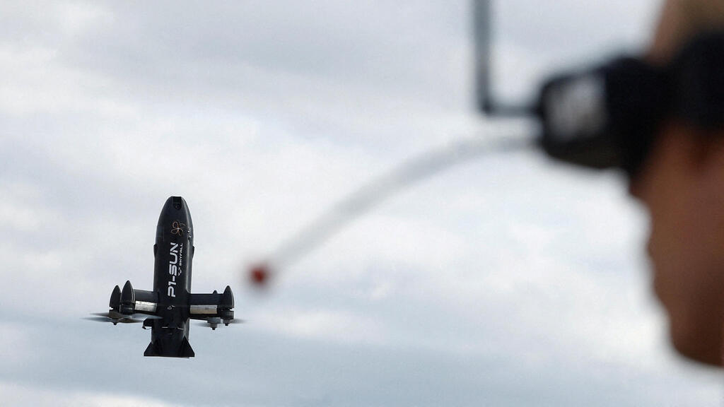 The Ukrainian P1-Sun interceptor drone (Photo: Reuters) הכטב"ם האוקראיני P1-Sun