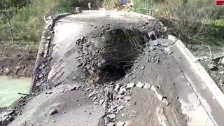  ההרס של גשר א-זראריה