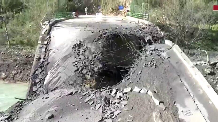  ההרס של גשר א-זראריה