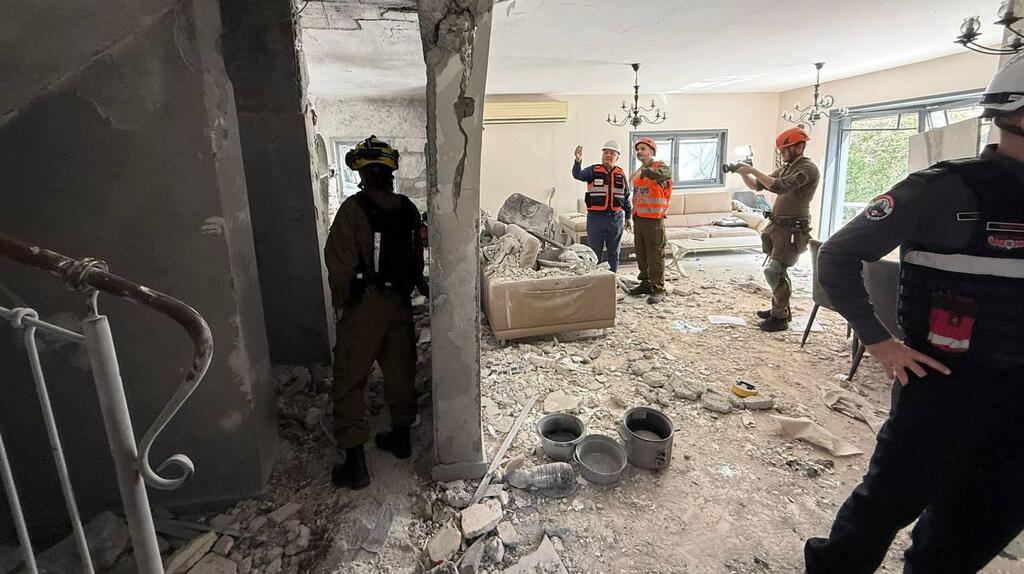 בית שנפגע בראשון לציון