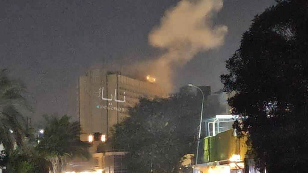 פגיעה בבגדד, ליד שגרירות ארה"ב