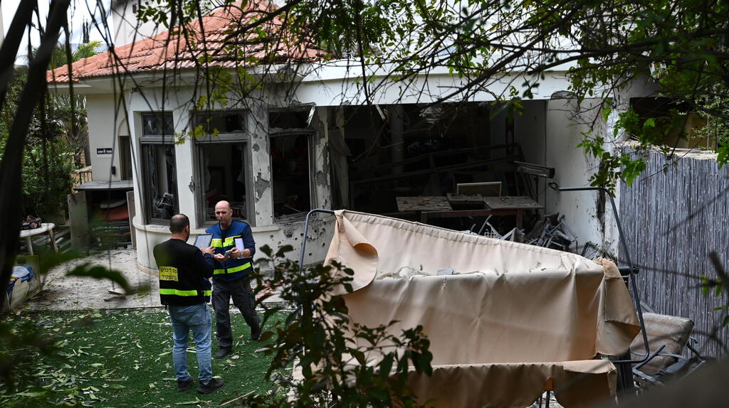 הפגיעה בבית בשוהם