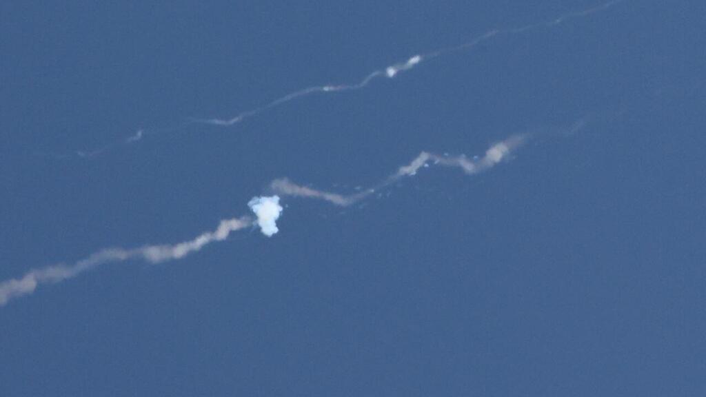 יירוטים בשמי המרכז של מטח מאיראן - שאגת הארי