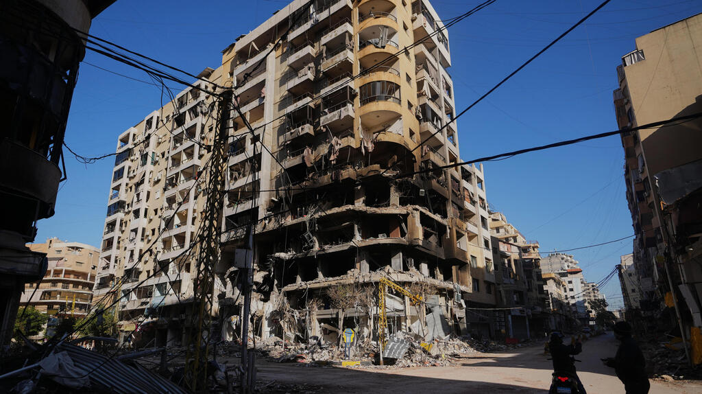 הרס בדאחייה אחרי תקיפות צה"ל