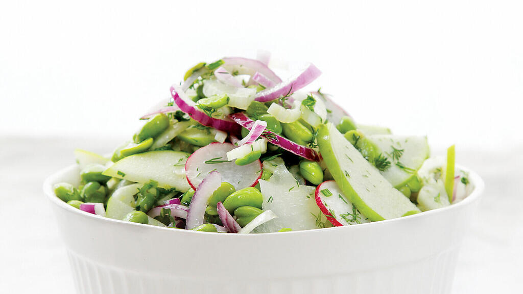 סלט אביבי ירוק